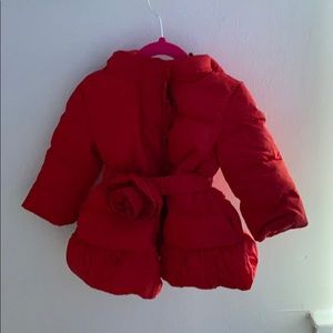 Girls Kate Spade puffer coat